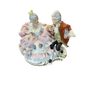 Dresden Courting Couple Figurine